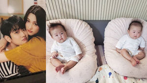 [SBS Star] The Cutest Photos of Minhwan ♥ Yulhee's Twin Girls Unveil