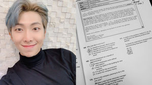 [SBS Star] RM Shares Why He Is Studying for an English Test & Nobody Can Relate to Him