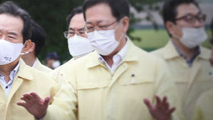 사과조차 없는 인천시장, 총리 만나선 "지원해 달라"