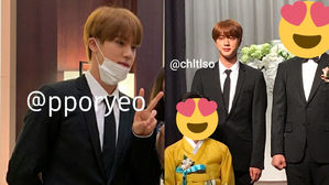 [SBS Star] BTS JIN Goes to His Older Brother's Wedding Ceremony