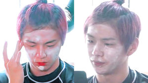 [SBS Star] Kang Daniel Makes Fans Laugh with How Much Sunscreen He Puts on His Face