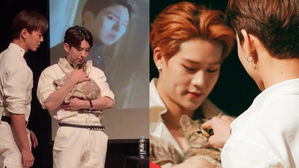 [SBS Star] Fans Are Falling in Love with the Way SHOWNU Treats a Kitten