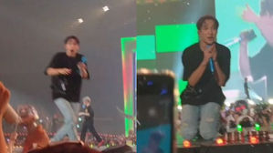 [SBS Star] VIDEO: SEVENTEEN DK Accidentally Throws a Water Bottle to a Fan During a Concert