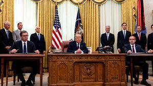 코소보-세르비아 경제 관계 정상화…트럼프 "돌파구"