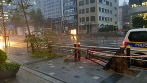 태풍 하이선 부산 직격&hellip;"출근 시간 조정해달라" 요구 빗발