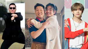 [SBS Star] PSY Shares Photos from His Recent Reunion with BTS V