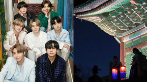 [SBS Star] BTS Films at Gyeongbokgung Palace for 'Jimmy Fallon Show'