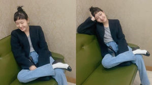 [SBS Star] Kim Go-eun Gets the Cutest Bangs