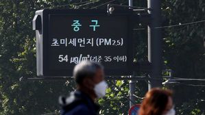 서울 110일 만에 미세먼지 '나쁨'…"대기 정체 · 중국발 스모그 탓"