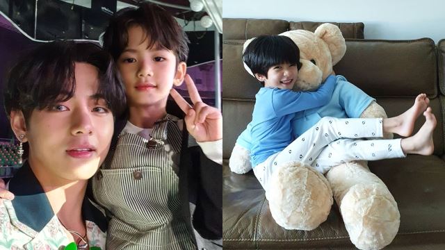 BTS V Personally Prepares a Teddy Bear for His 'Inner Child' Kid Model