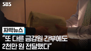 [자막뉴스]금감원 간부에게 로비