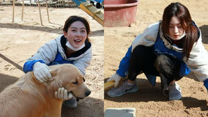 [SBS Star] Kim Sae Ron Volunteers at an Animal Shelter
