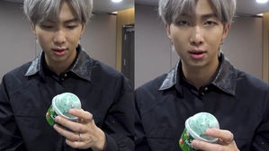 [SBS Star] VIDEO: RM Shows the Coldest Look After Discovering the Flavor of His Ice Cream