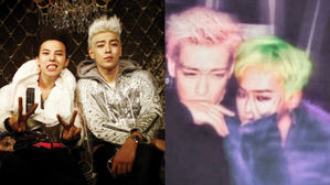 [SBS Star] BIGBANG G-DRAGON Congratulates T.O.P's Birthday with a New Photo of the Two
