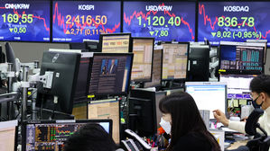 코스피 2.71p 오른 2,416.50에 장 종료(사진=연합뉴스)