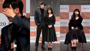 [SBS Star] VIDEO: Nam Joo Hyuk & Han Ji Min Burst Into Tears During a Press Conference