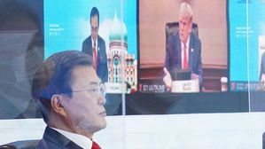 '칩거모드' 트럼프, APEC 화상 정상회의에 모처럼 등장