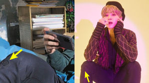 [SBS Star] BTS JIMIN Spotted Wearing Pants that He Accidentally Ripped Last Year