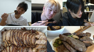 [SBS Star] The Members of MONSTA X Have Pork Trotters & Steak for Breakfast