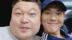 [SBS Star] Everyone Is Shocked About the Size Difference Between Kang Ho-dong & MINO's Face