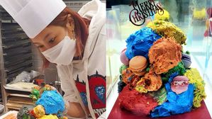 [스브스타] 이번엔 케이크에 예술혼 담은 솔비 "너무 실험적인가요?"