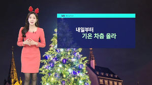 [날씨] 기온 차츰 올라 주말 온화&hellip;27일 남부엔 '비'