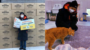 [SBS Star] DARA Donates Boxes of Food to an Animal Shelter