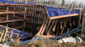 안산 공사장서 흙막이 지지대 2차 붕괴…일대 정전 피해