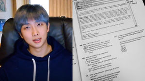 [SBS Star] BTS RM Shares His English Test Score that He Took for Fun