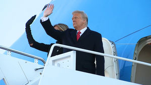 '취임식 불참' 트럼프, 플로리다로&hellip;"다시 돌아올 것"