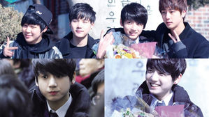 [SBS Star] Fans Scream Over How Cute JUNGKOOK Looked on His Middle School Graduation Day Before Debut