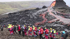 "자연의 불맛"&hellip;'화산 폭발' 아이슬란드서 펼쳐진 진풍경