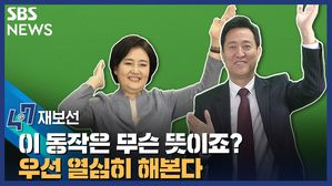 [영상] 양팔 들고 뭐 하는 것? 15초간 동작 반복 중