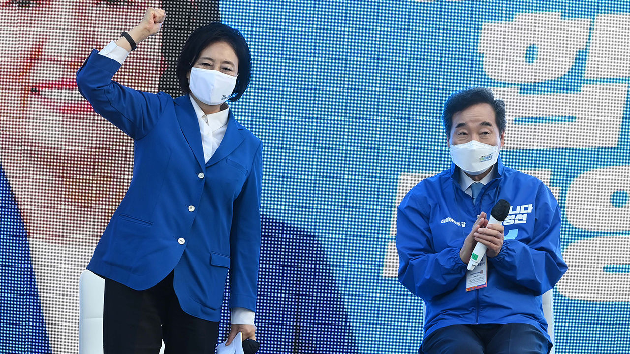 민주당, 서울 동북권 집중 유세…박영선 지원사격