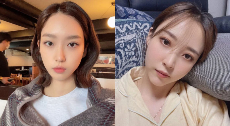 Han Ji Hyun and Moon Byul