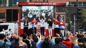 오세훈, 강남 &middot; 서초 유세&hellip;"강남 집 한 채 있는 사람이 죄인이냐"