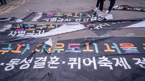 오태양 후보 성 소수자 차별금지 현수막 훼손 범인 검거&hellip;"특정 종교 교인"