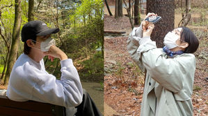 [SBS Star] Kim Woo Bin ♥ Shin Mina Spotted Enjoying a Hiking Date