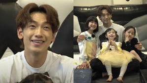 [SBS Star] VIDEO: RAIN Says He Wants Another Child After Playing with Children All Day