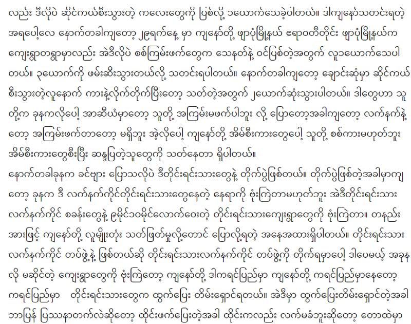미얀마어 전문 5