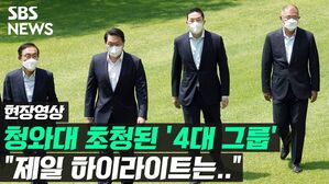 [영상] 문 대통령, 4대 그룹과 오찬&hellip;"덕분에 방미 성과 좋아"