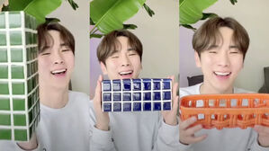 [SBS Star] VIDEO: SHINee KEY Laughs While Showing Off Silly Self-chosen Gifts from ONEW