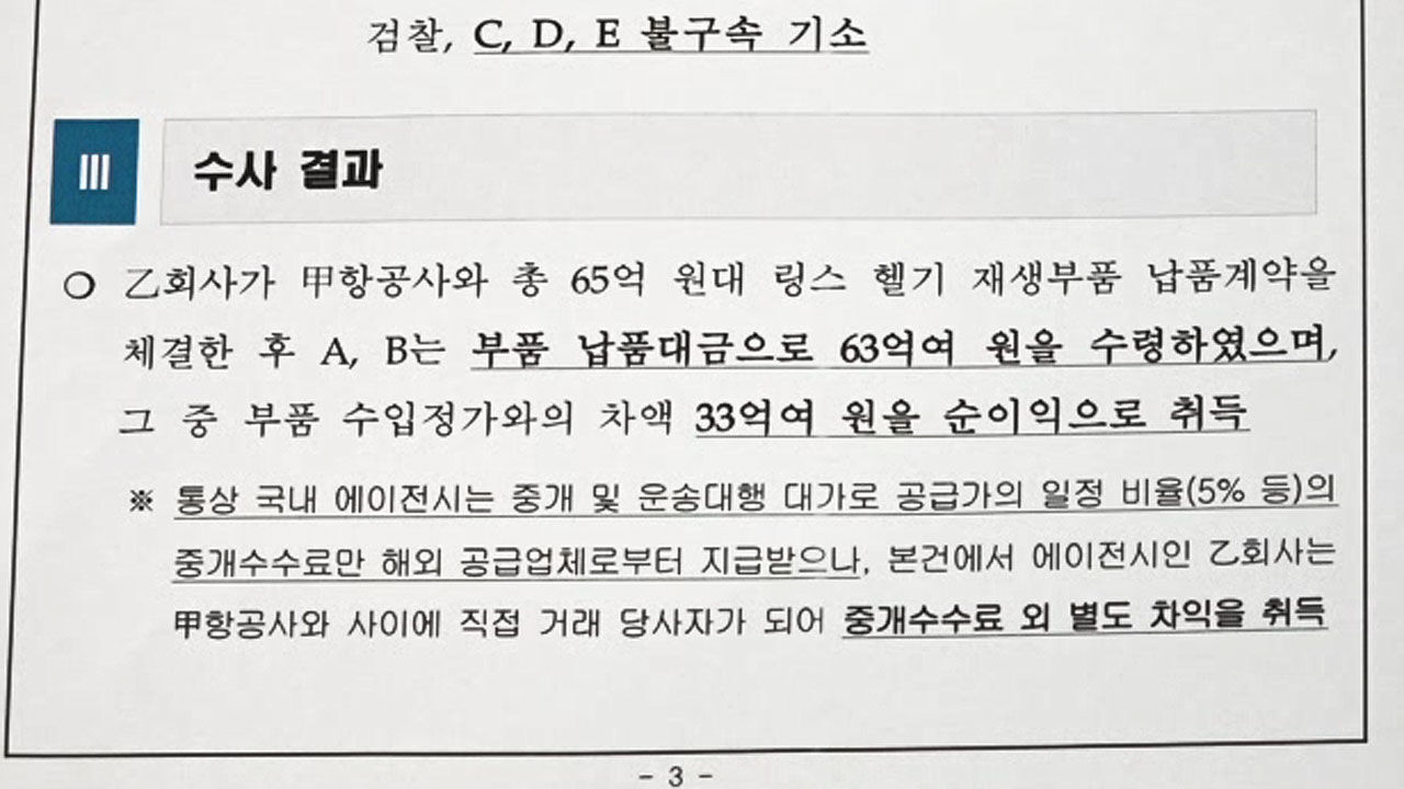 해군중령 거액 뇌물