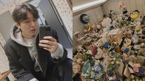 [SBS Star] Lee Minho Gets Stuck in a Pile of Birthday Gifts from Fans