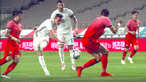 [영상] 프랑스의 날카로운 슈팅! 한국, 아찔한 실점 위기