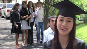 [SBS Star] Male Students Lined Up to See Kim Tae-hee at a University Waffle Shop?