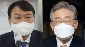 "윤석열 28% 이재명 27.6% 동반 상승"&hellip;지지층 결집?