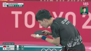 [영상] 빠른 공격 막지 못한 이상수, 마롱에 2세트도 패
