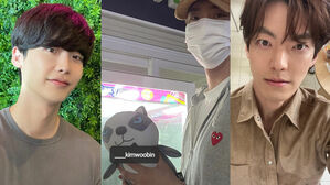 [SBS Star] Lee Jong Suk Playfully Shares He Brought Kim Woo Bin-like Stuffed Toy Home