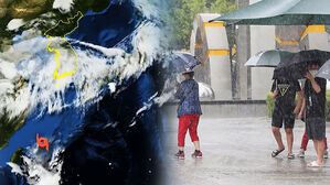 태풍 '오마이스', 자정쯤 상륙&hellip;최대 400mm 비 뿌린다